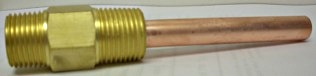 Heat-Timer Brass Thermowell