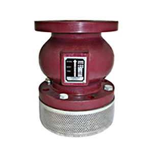 Titan FV-50-DI Ductile Iron, 4" 150# Flanged, Foot Valve