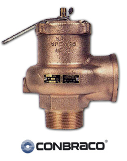 Apollo Conbraco Model 14-206-08 Steam Safety Valve 2½" x 2½"