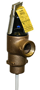 Apollo Conbraco 1¼" x 4" Bronze Temperature & Pressure Relief Valve