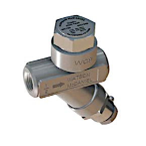 Watson McDaniel TD700SB Thermodynamic Steam Trap with Strainer & Blowdown Valve 1/2" Socket Weld